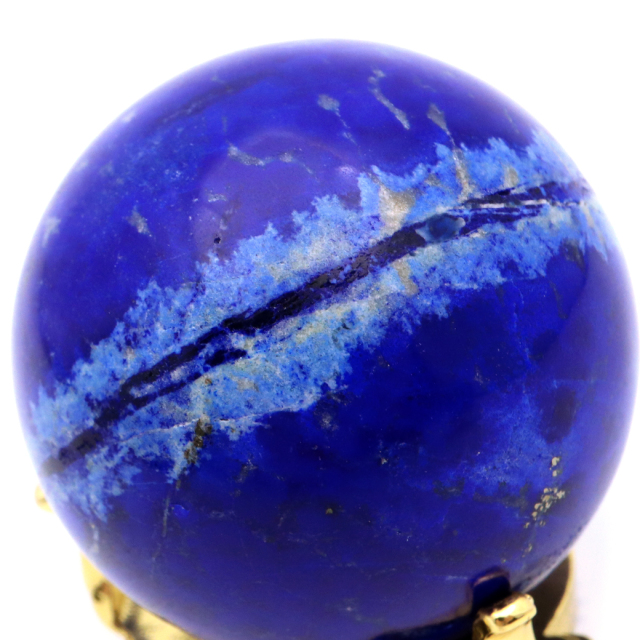 ラピスラズリ 丸玉 直径約42mm AAA 台付き アフガニスタン産