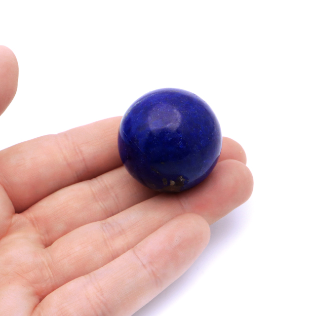 ラピスラズリ 丸玉 AAA 台付き アフガニスタン産 ナチュラル 天然無染色 天然石 青金石 置物 スフィア 1点もの lapis lazuli