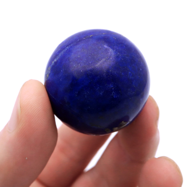 ラピスラズリ 丸玉 AAA 台付き アフガニスタン産 ナチュラル 天然無染色 天然石 青金石 置物 スフィア 1点もの lapis lazuli