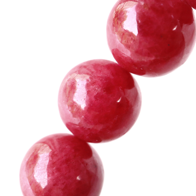ロードナイト ブレスレット 10.5mm AAA ブラジル産 天然石 パワーストーン 薔薇輝石 1点物 Rhodonite