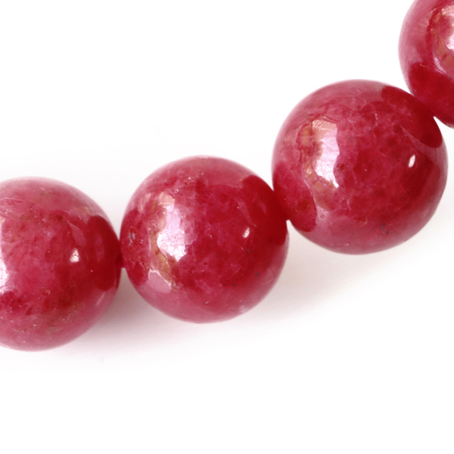 ロードナイト ブレスレット 9mm AAA ブラジル産 天然石 パワーストーン 薔薇輝石 1点物 Rhodonite