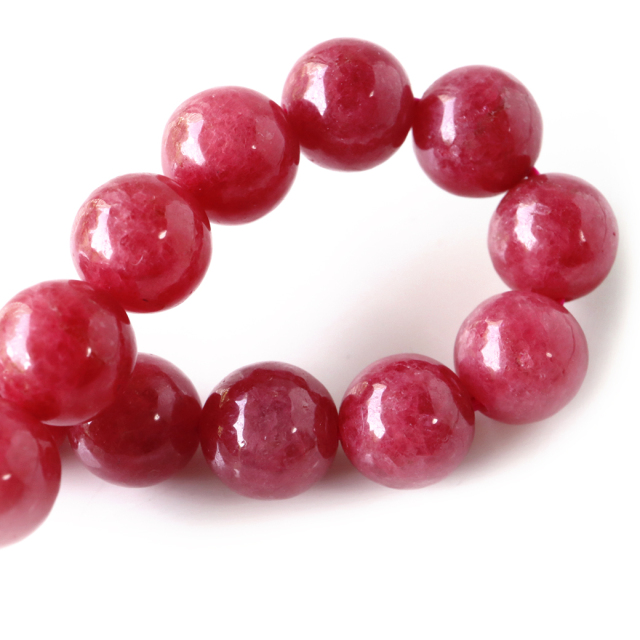 ロードナイト ブレスレット 9mm AAA ブラジル産 天然石 パワーストーン 薔薇輝石 1点物 Rhodonite