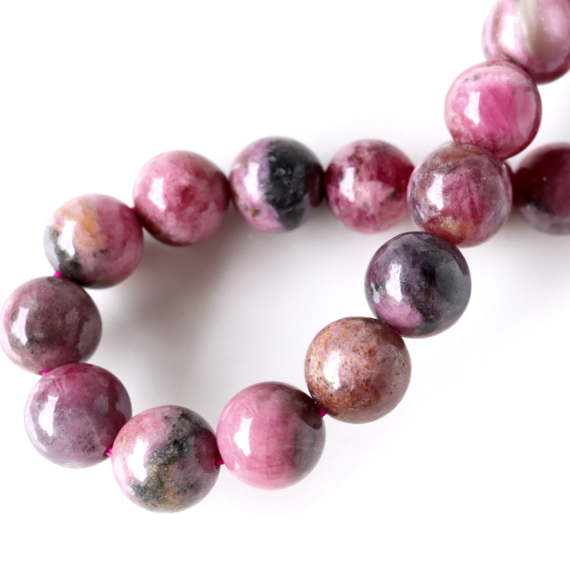 ロードナイト ブレスレット 8mm A＋ランク つやつや ブラジル産 天然石 パワーストーン 贈り物 ギフト父の日 プレゼント