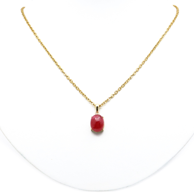 インペリアル ロードナイト ペンダント レディース ブラジル産 天然石 ネックレス 1点物