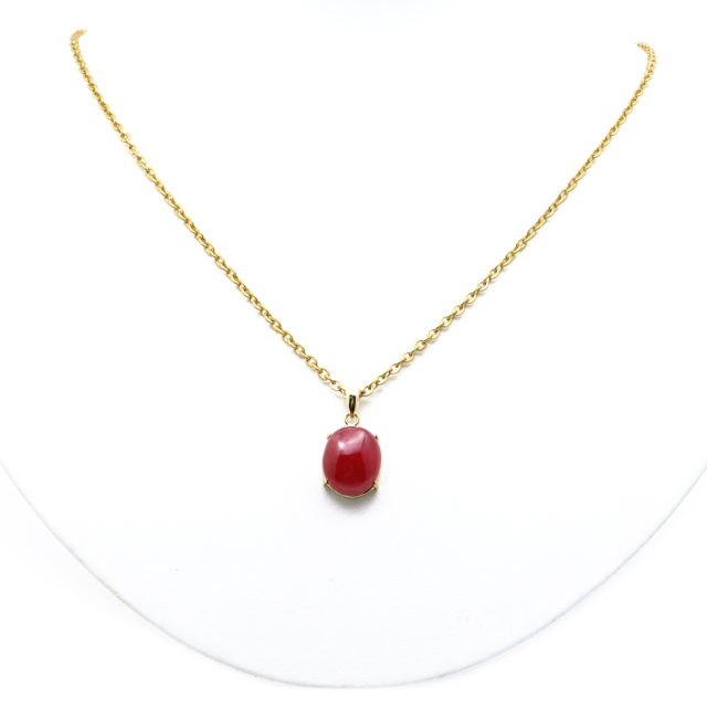 インペリアル ロードナイト ペンダント レディース ブラジル産 天然石 ネックレス 1点物