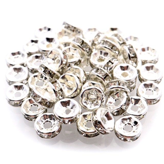 新商品！　ロンデル　金属パーツ　シルバー　ゴールド　ハンドメイド　ばら売り 100個セット ハンドメイド・手芸 新商品！ ロンデル 金属パーツ