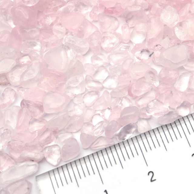 ローズクォーツ サイズ極小 さざれ石 100g 紅水晶 天然石