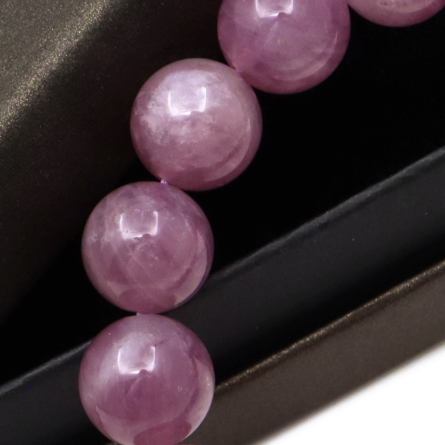 ディープ ローズクォーツ ブレスレット スターローズクォーツ マダガスカル産 濃厚 ピンク