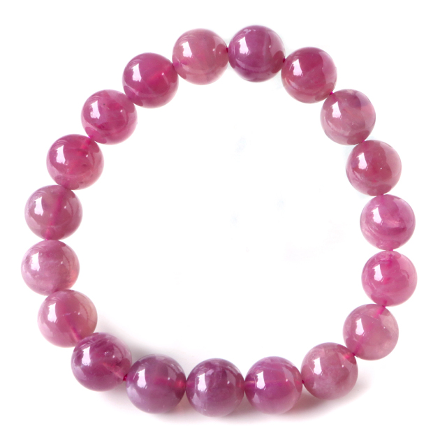 スターローズクォーツ ブレスレット AAA 10.5mm ディープローズ  