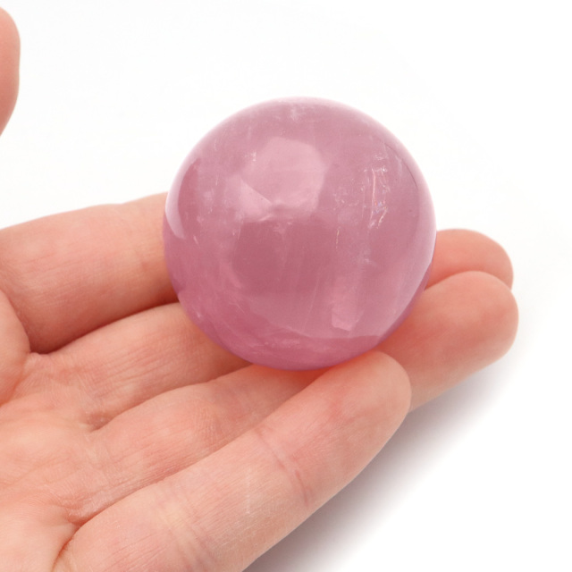 スター ローズクォーツ 丸玉 AAA 台座付き マダガスカル産 天然石 1点物 スフィア 紅水晶 パワーストーン