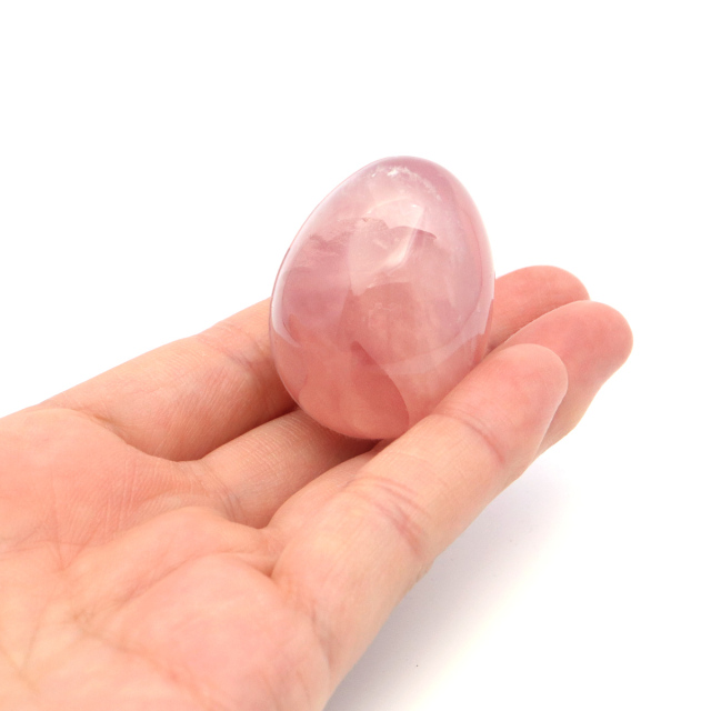 スターローズクォーツ AAA 握り石 たまご型 お守り マダガスカル産 天然石 1点物 紅水晶 パワーストーン
