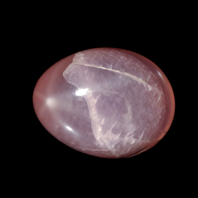 スターローズクォーツ AAA 握り石 たまご型 お守り マダガスカル産 天然石 1点物 紅水晶 パワーストーン