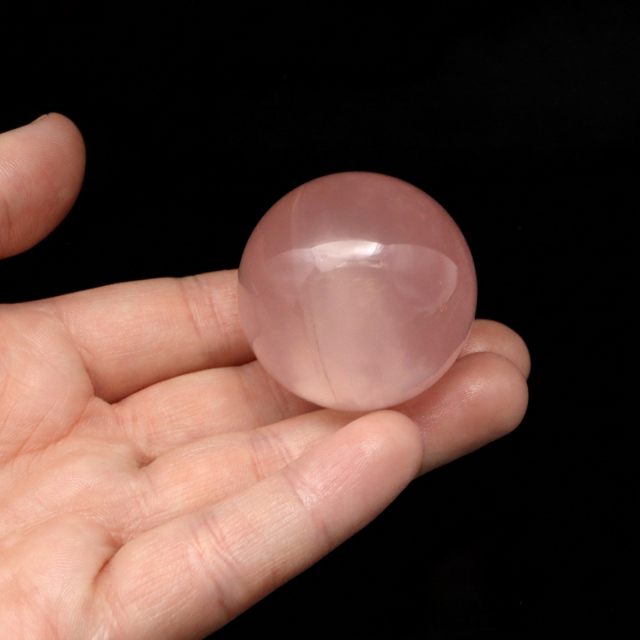 スターローズクォーツ 丸玉 マダガスカル産 1点物 天然石 紅水晶 ヒーリング スフィア パワーストーン 台座付き