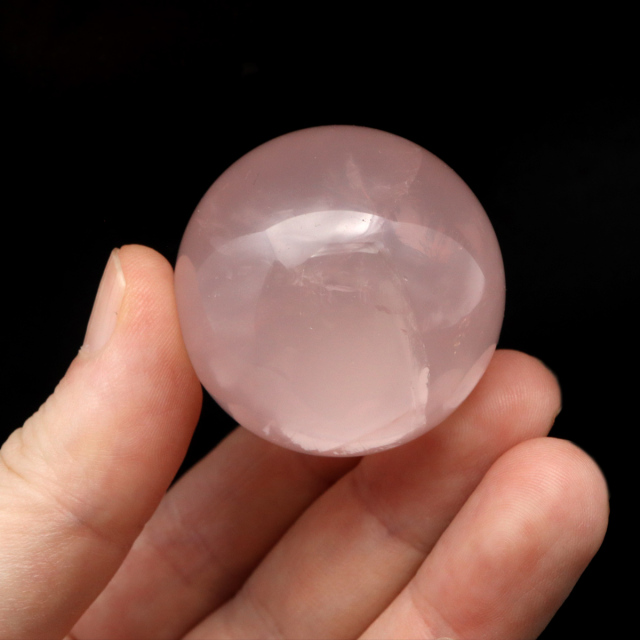 スターローズクォーツ 丸玉 マダガスカル産 1点物 天然石 紅水晶 ヒーリング スフィア パワーストーン 台座付き