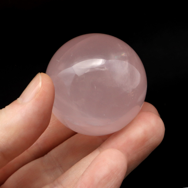 スターローズクォーツ 丸玉 マダガスカル産 1点物 天然石 紅水晶 ヒーリング スフィア パワーストーン 台座付き