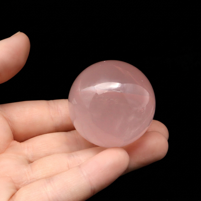 スターローズクォーツ 丸玉 マダガスカル産 1点物 天然石 紅水晶 ヒーリング スフィア パワーストーン 台座付き