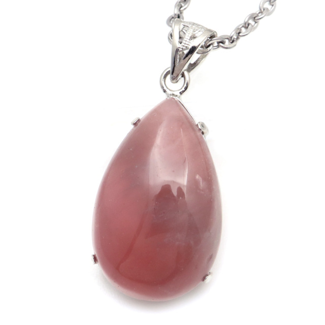 ストロベリークォーツ やすい ペンダントトップ シルバー ハート  