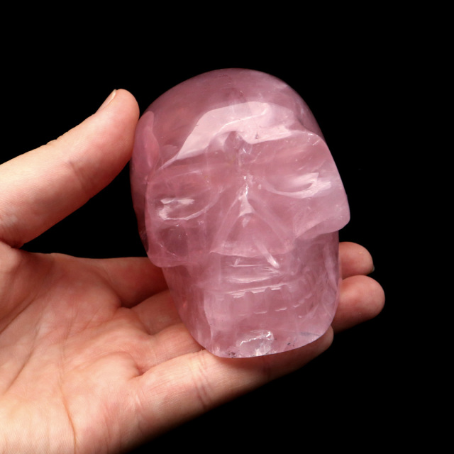 天然石 ブラジル産天然水晶 薔薇の置物305g 天然石 ブラジル産天然水晶 薔薇の置物305g