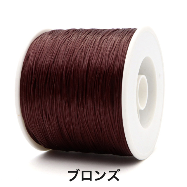 オペロンゴム 紐 1巻き 約500m 大容量 業務量 25色 ブレスレット アクセサリー 作成や修理に