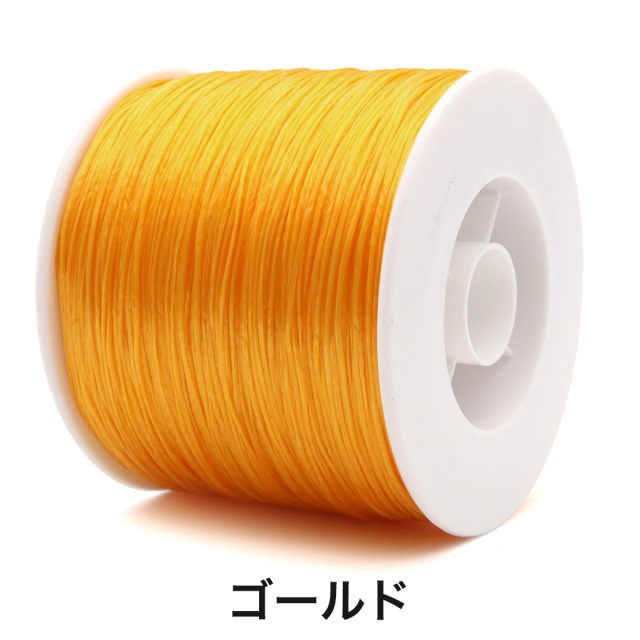 オペロンゴム 紐 1巻き 約500m 大容量 業務量 25色 ブレスレット アクセサリー 作成や修理に