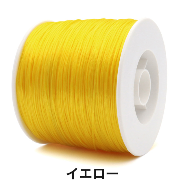 オペロンゴム 紐 1巻き 約500m 大容量 業務量 25色 ブレスレット アクセサリー 作成や修理に