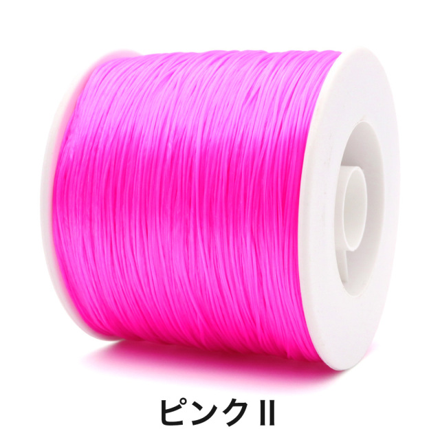 オペロンゴム 紐 1巻き 約500m 大容量 業務量 25色 ブレスレット アクセサリー 作成や修理に