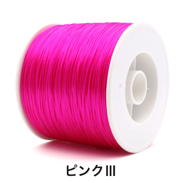 オペロンゴム 紐 1巻き 約500m 大容量 業務量 25色 ブレスレット アクセサリー 作成や修理に