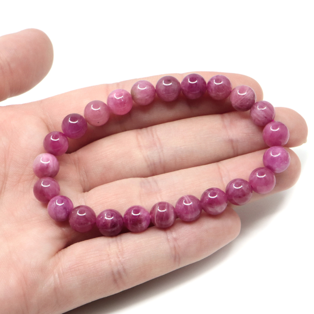 ルベライト ブレスレット レッドトルマリン 8mm 1点物 10月 誕生石