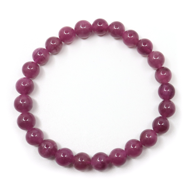 ルベライト ブレスレット AA+ レッドトルマリン 7.5mm 1点物 10月 誕生石 