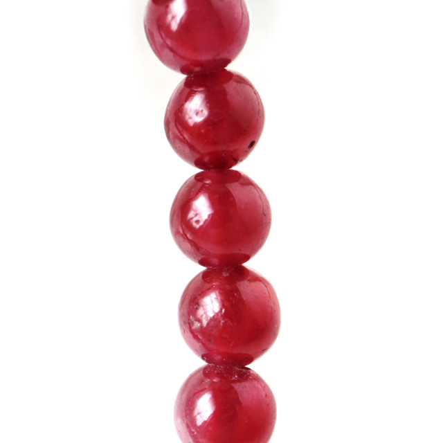 ルビー ブレスレット 6mm AAA 天然石 1点物 7月 誕生石 Ruby 宝石質