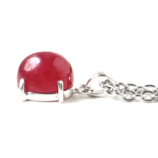 ルビー ペンダント 宝石質 SILVER925 ミャンマー産 天然石 1点物 Ruby 7月 誕生石