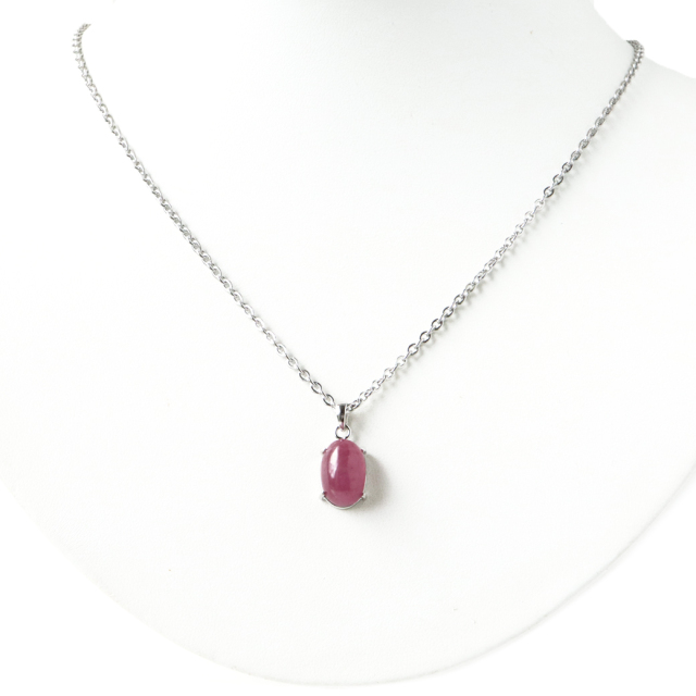 ルビー ペンダント 宝石質 SILVER925 ミャンマー産 天然石 1点物 Ruby 7月 誕生石