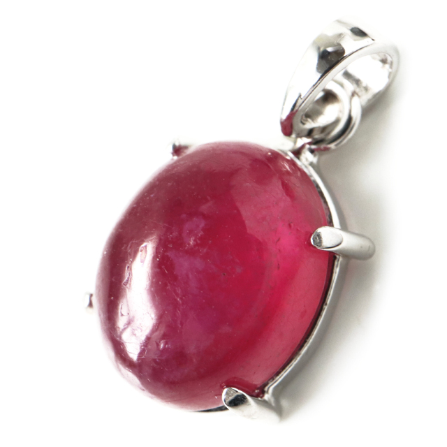 ルビー ペンダント 宝石質 SILVER925 ミャンマー産 天然石 1点物 Ruby 7月 誕生石