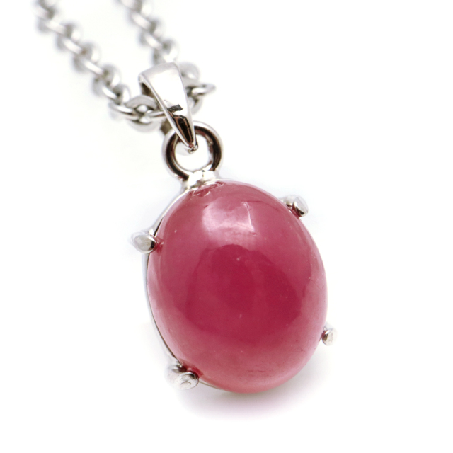 ルビー ペンダント 宝石質 SILVER925 ミャンマー産 天然石 1点物 Ruby 7月 誕生石