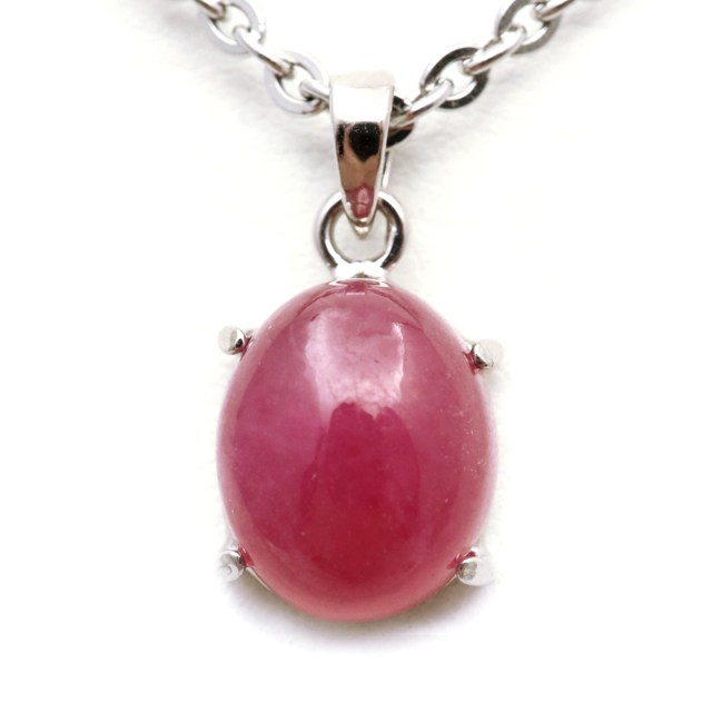 ルビー ペンダント 宝石質 SILVER925 ミャンマー産 天然石 1点物 Ruby 7月 誕生石