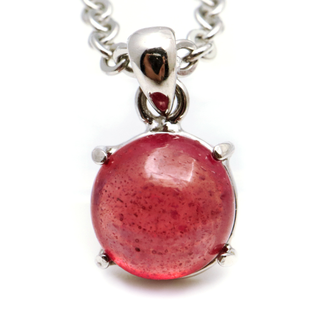 ルビー ペンダント 宝石質 SILVER925 ミャンマー産 天然石 1点物 Ruby 7月 誕生石