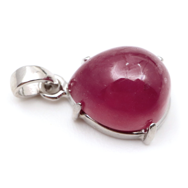 ルビー ペンダント 宝石質 SILVER925 ミャンマー産 天然石 1点物 Ruby 7月 誕生石