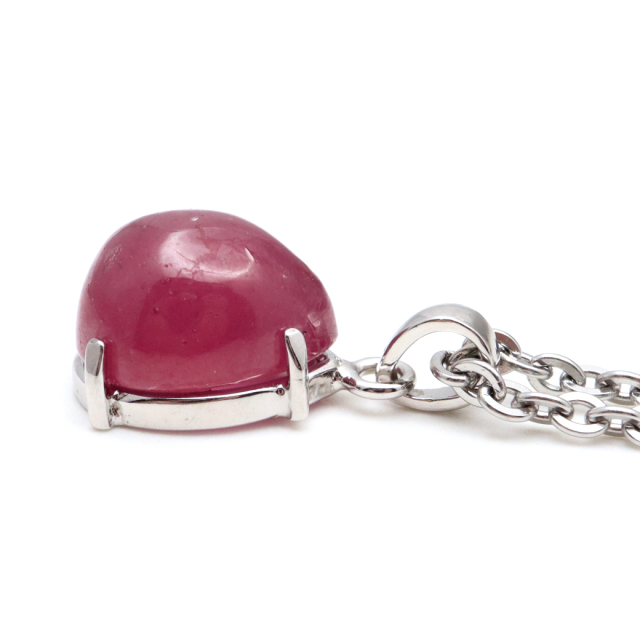 ルビー ペンダント 宝石質 SILVER925 ミャンマー産 天然石 1点物 Ruby 7月 誕生石