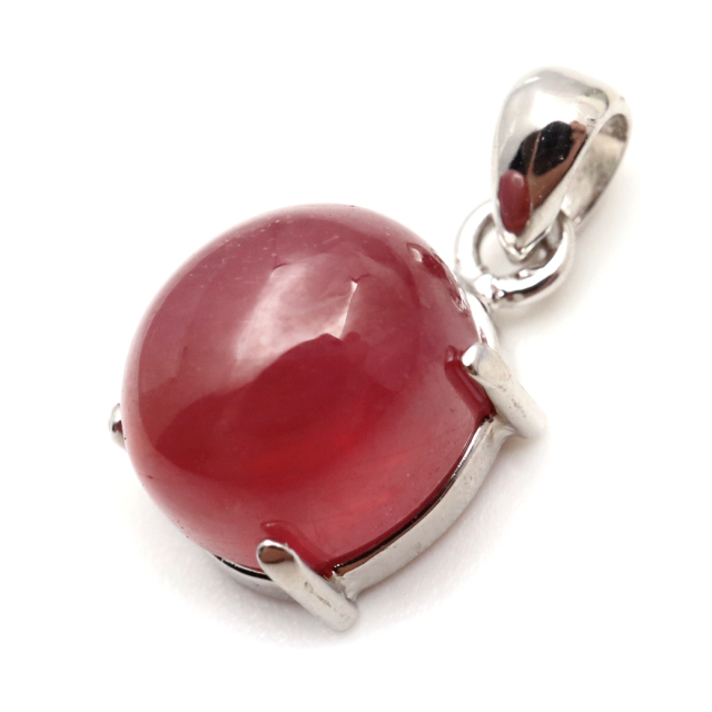 ルビー ペンダント 宝石質 SILVER925 ミャンマー産 天然石 1点物 Ruby 7月 誕生石