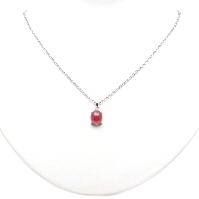 ルビー ペンダント 宝石質 SILVER925 ミャンマー産 天然石 1点物 Ruby 7月 誕生石