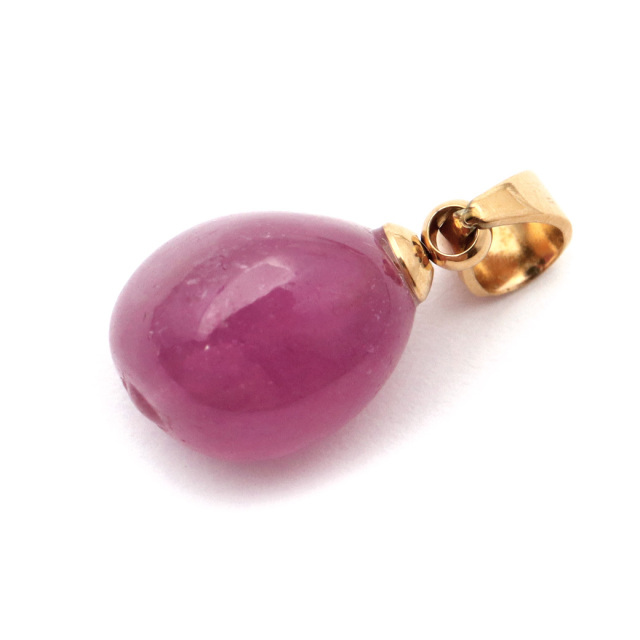 ピンクサファイア ペンダント マダガスカル産 1点もの 天然石 ネックレス ステンレス製 パワーストーン メンズ レディース