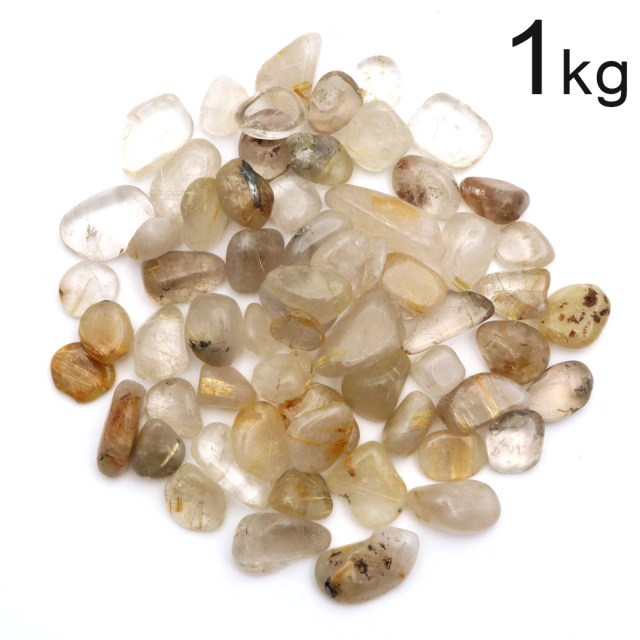 ゴールドルチル 針水晶 高品質 さざれ石 本物 1kg まとめ売り サイズ大 天然石 パワーストーン 浄化 ルチルクォーツ ネイルパーツ 材料 レジンパーツ おうち時間