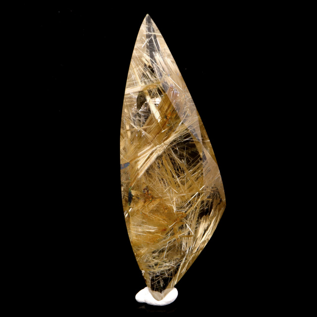 ゴールド ルチルクォーツ ルース 裸石 AAAAAA 金針 水晶 タイチンルチル 風水 金運 宝石質 天然石 パワーストーン 1点もの