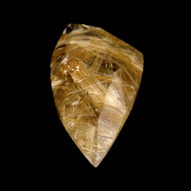 ゴールド ルチルクォーツ ルース 裸石 AAAAAA 金針 水晶 タイチンルチル 風水 金運 宝石質 天然石 パワーストーン 1点もの