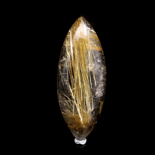 ゴールド ルチルクォーツ ルース 裸石 AAAAAA 金針 水晶 タイチンルチル 風水 金運 宝石質 天然石 パワーストーン 1点もの