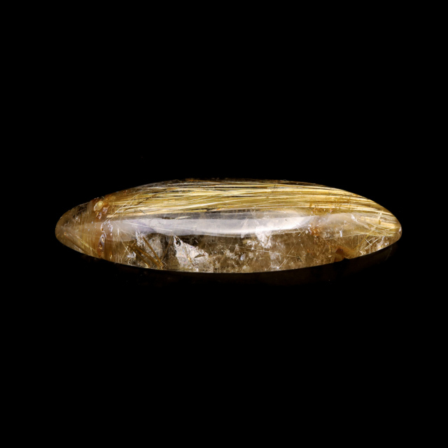 ゴールド ルチルクォーツ ルース 裸石 AAAAAA 金針 水晶 タイチンルチル 風水 金運 宝石質 天然石 パワーストーン 1点もの