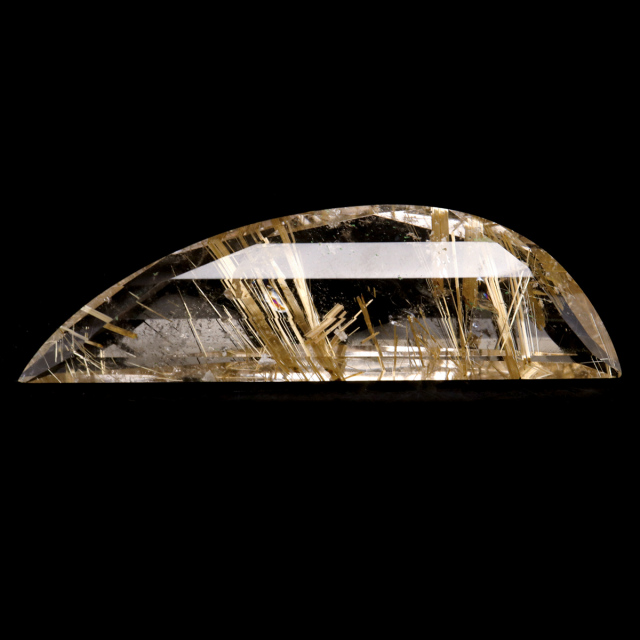 ゴールド ルチルクォーツ ルース 裸石 AAAAAA 金針 水晶 タイチンルチル 風水 金運 宝石質 天然石 パワーストーン 1点もの