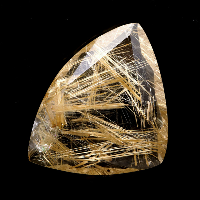 ゴールド ルチルクォーツ ルース 裸石 AAAAAA 金針 水晶 タイチンルチル 風水 金運 宝石質 天然石 パワーストーン 1点もの