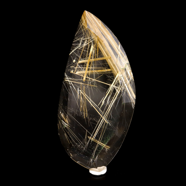 ゴールド ルチルクォーツ ルース 裸石 AAAAAA 金針 水晶 タイチンルチル 風水 金運 宝石質 天然石 パワーストーン 1点もの