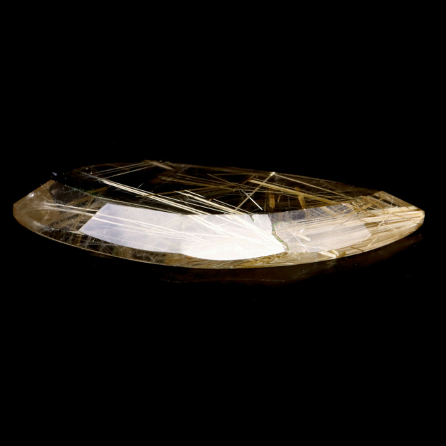ゴールド ルチルクォーツ ルース 裸石 AAAAAA 金針 水晶 タイチンルチル 風水 金運 宝石質 天然石 パワーストーン 1点もの